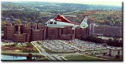 The UW Flight For Life Helicopter