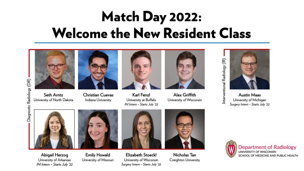 Match Day 2022 Announcing Our New Diagnostic and Interventional