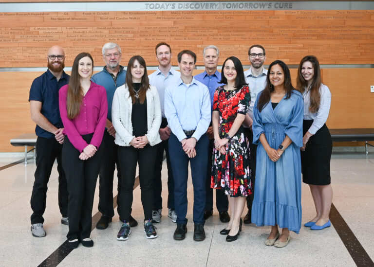 A group of faculty members pose with the 2025-2026 cardiothoracic fellows.